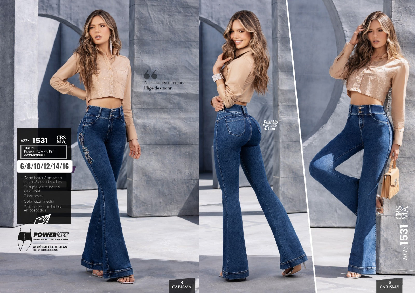 Colombian Jeans: MIGDALIA