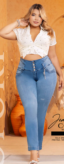 Colombian CURVY Jeans: COLIBRI