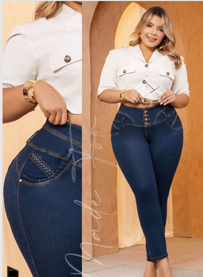Colombian CURVY Jeans: CONSUELO