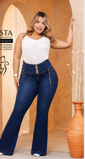 Colombian CURVY Jeans: COSTA