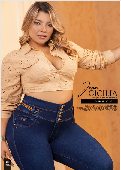 Colombian CURVY Jeans: CICILIA