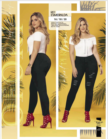 Colombian CURVY Jeans: ESMERALDA