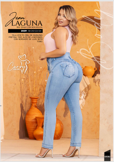 Colombian CURVY Jeans: LAGUNA