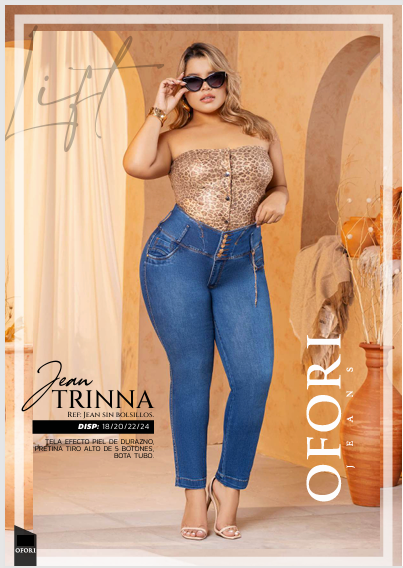Colombian CURVY Jeans: TRINNA