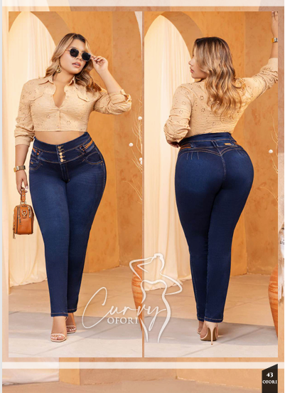 Colombian CURVY Jeans: CICILIA