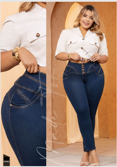 Colombian CURVY Jeans: CONSUELO