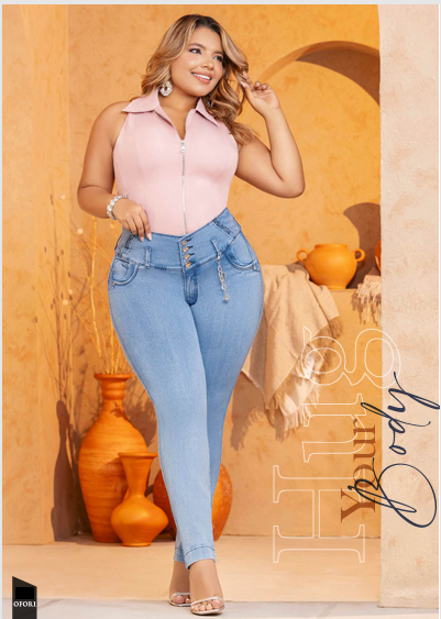 Colombian CURVY Jeans: LAGUNA
