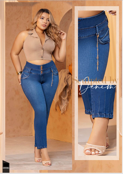 Colombian CURVY Jeans: SAUCE