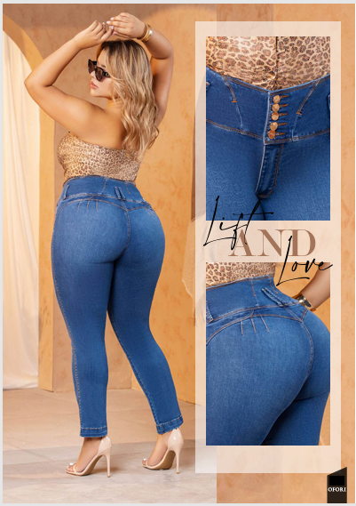 Colombian CURVY Jeans: TRINNA