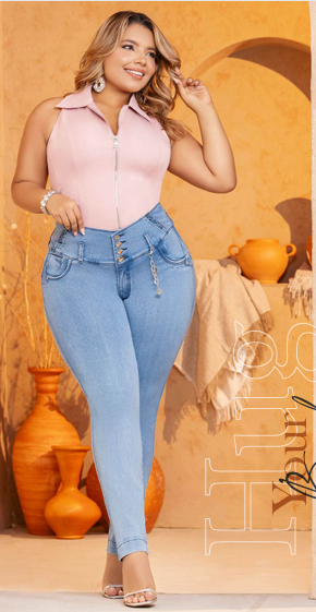 Colombian CURVY Jeans: LAGUNA