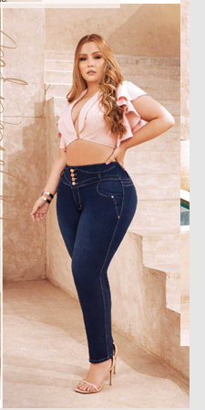 Colombian CURVY Jeans: PERLA