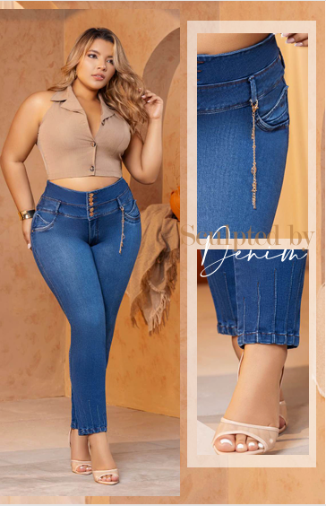 Colombian CURVY Jeans: SAUCE
