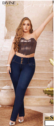 Colombian CURVY Jeans: SILOE