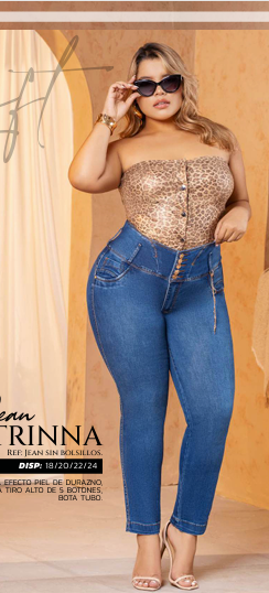 Colombian CURVY Jeans: TRINNA