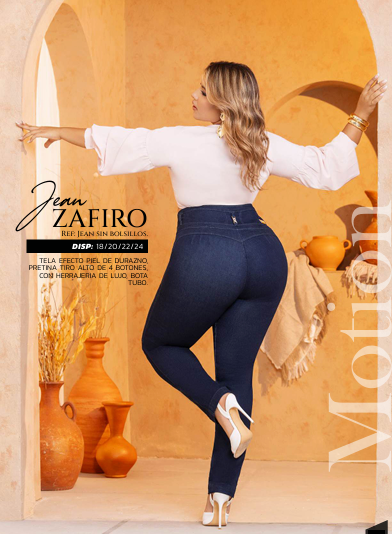Colombian CURVY Jeans: ZAFIRO