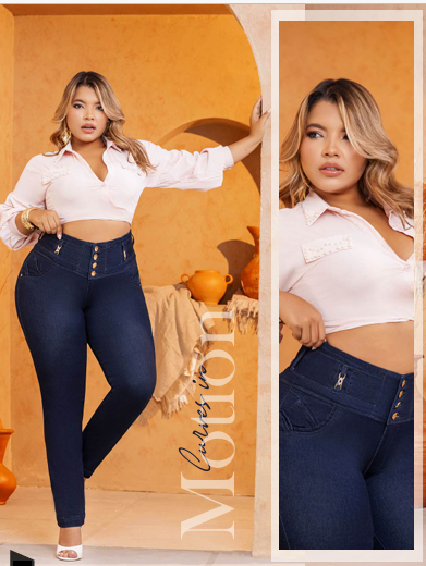 Colombian CURVY Jeans: ZAFIRO